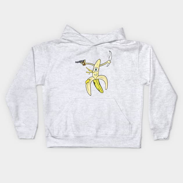 Banana Killer Kids Hoodie by Artmel